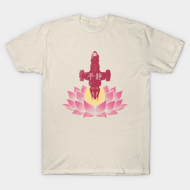 Serenity in Bloom T-Shirt by GoldenLegend